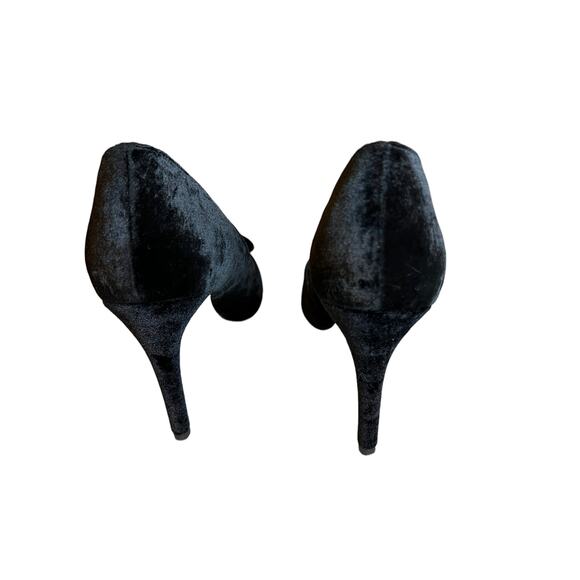 Marc Fisher Omnighta velvet bow dressy heels 8 - Picture 4 of 8